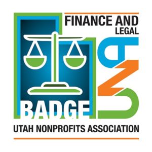Finance and Legal Badge - UNA Utah Nonprofits Association